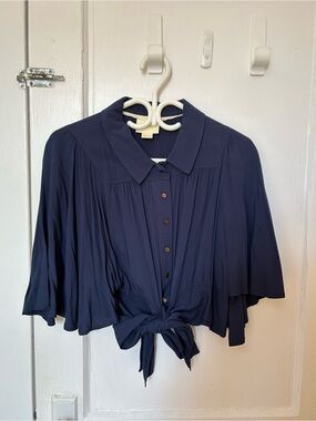 Anthropologie Cropped Shirt